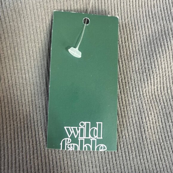 Wild Fable Long Sleeve Ribbed Top Womens Medium Gray New Fall - Picture 10 of 10